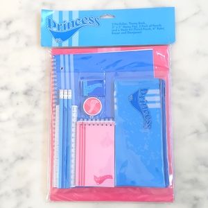 NWT. Princess Girl's Stationary set.
